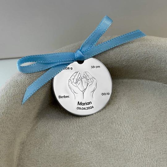 925 Silver Baby Coin, 25 mm