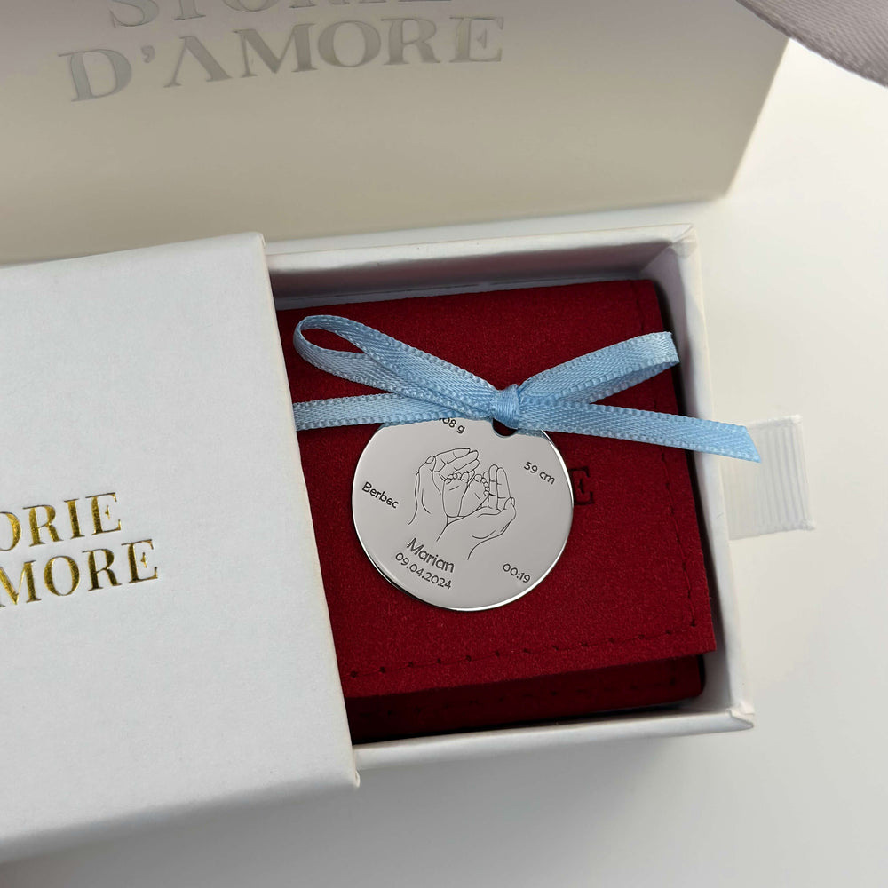 Personalisierte Münze, 25 mm (925 Silber)