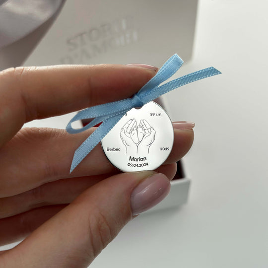 925 Silver Baby Coin, 25 mm