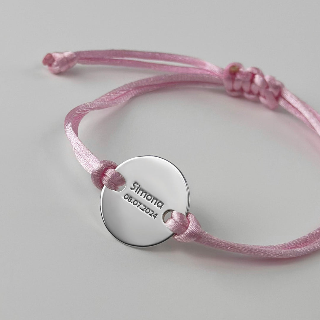 Rundes 925 Silber Armband