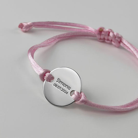 Rundes 925 Silber Armband