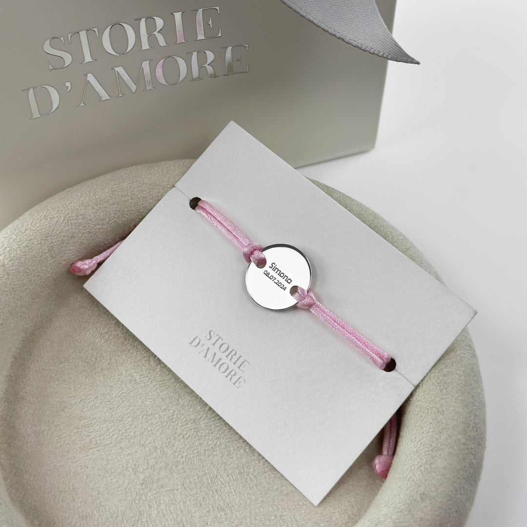 Rundes 925 Silber Armband
