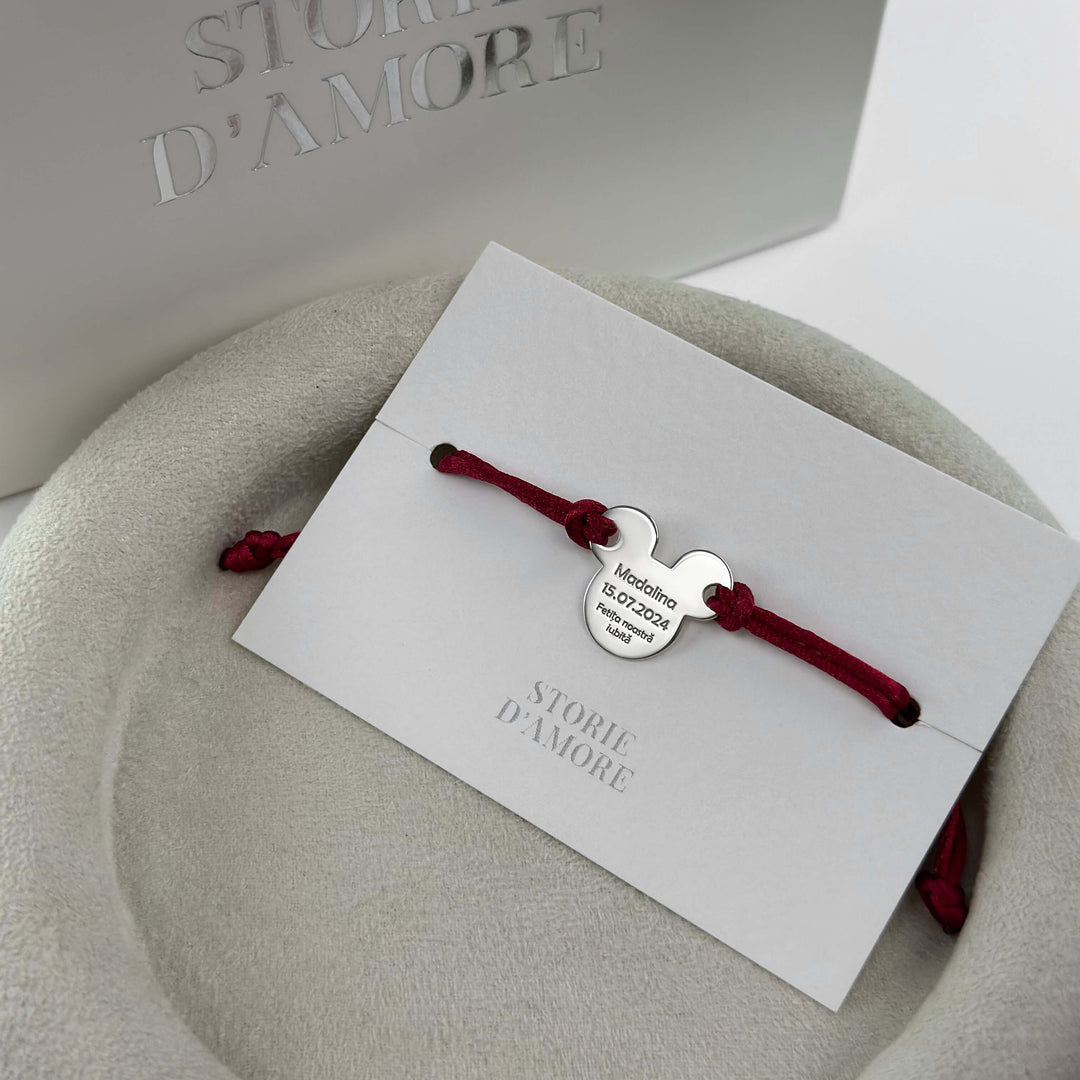 „Mickey“ 925 Silber Armband