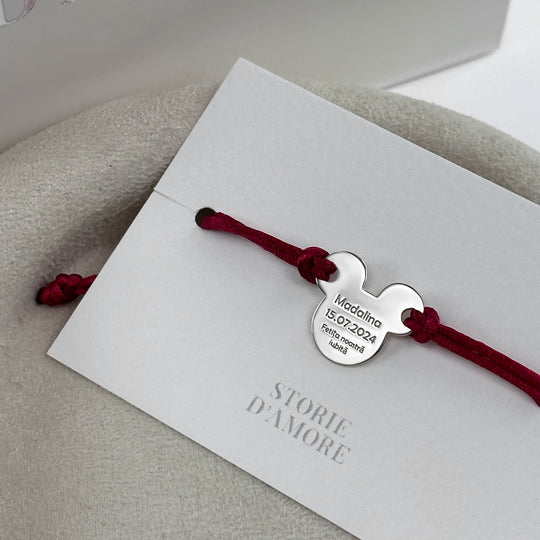 „Mickey“ 925 Silber Armband