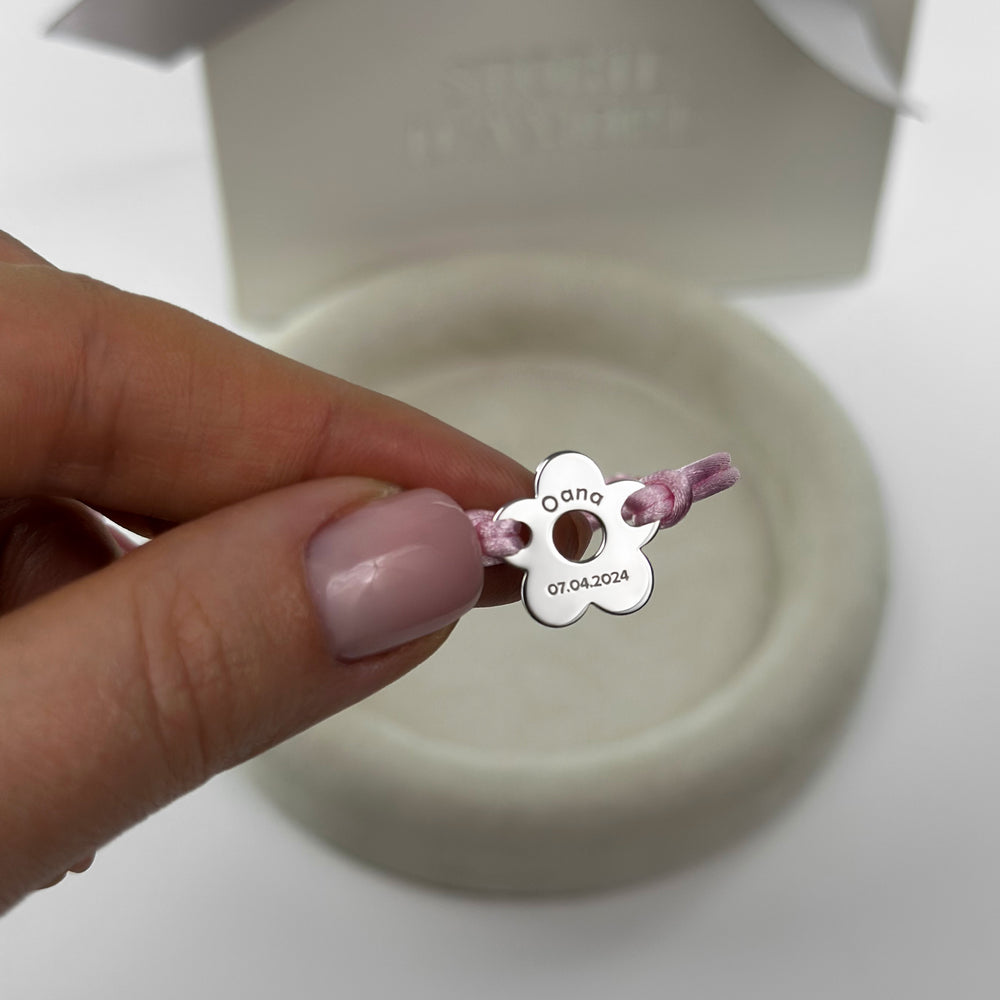 „Kleine Blume“ 925 Silber Armband
