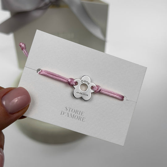 „Kleine Blume“ 925 Silber Armband