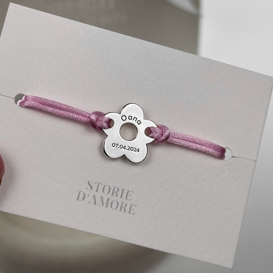 „Kleine Blume“ 925 Silber Armband