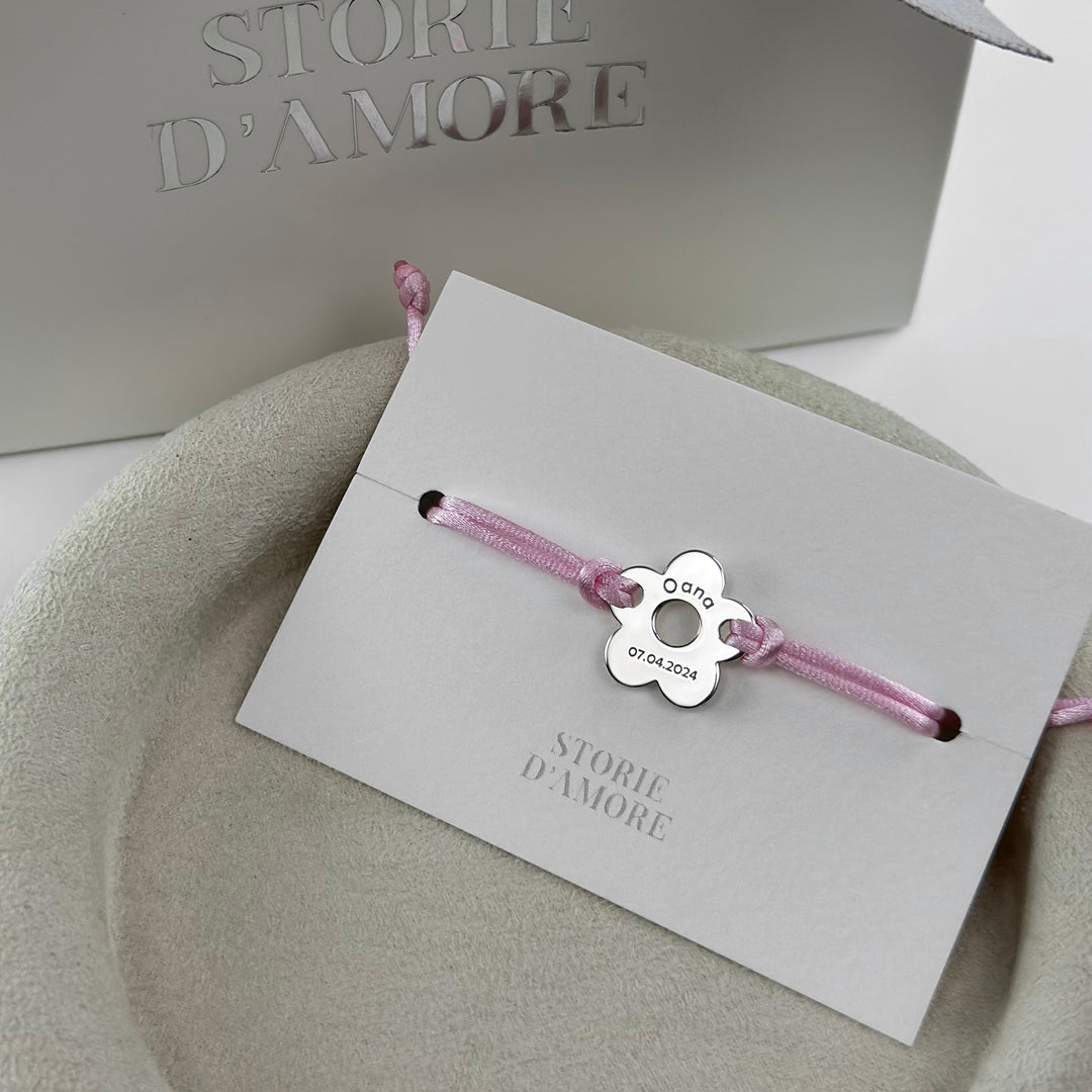 „Kleine Blume“ 925 Silber Armband