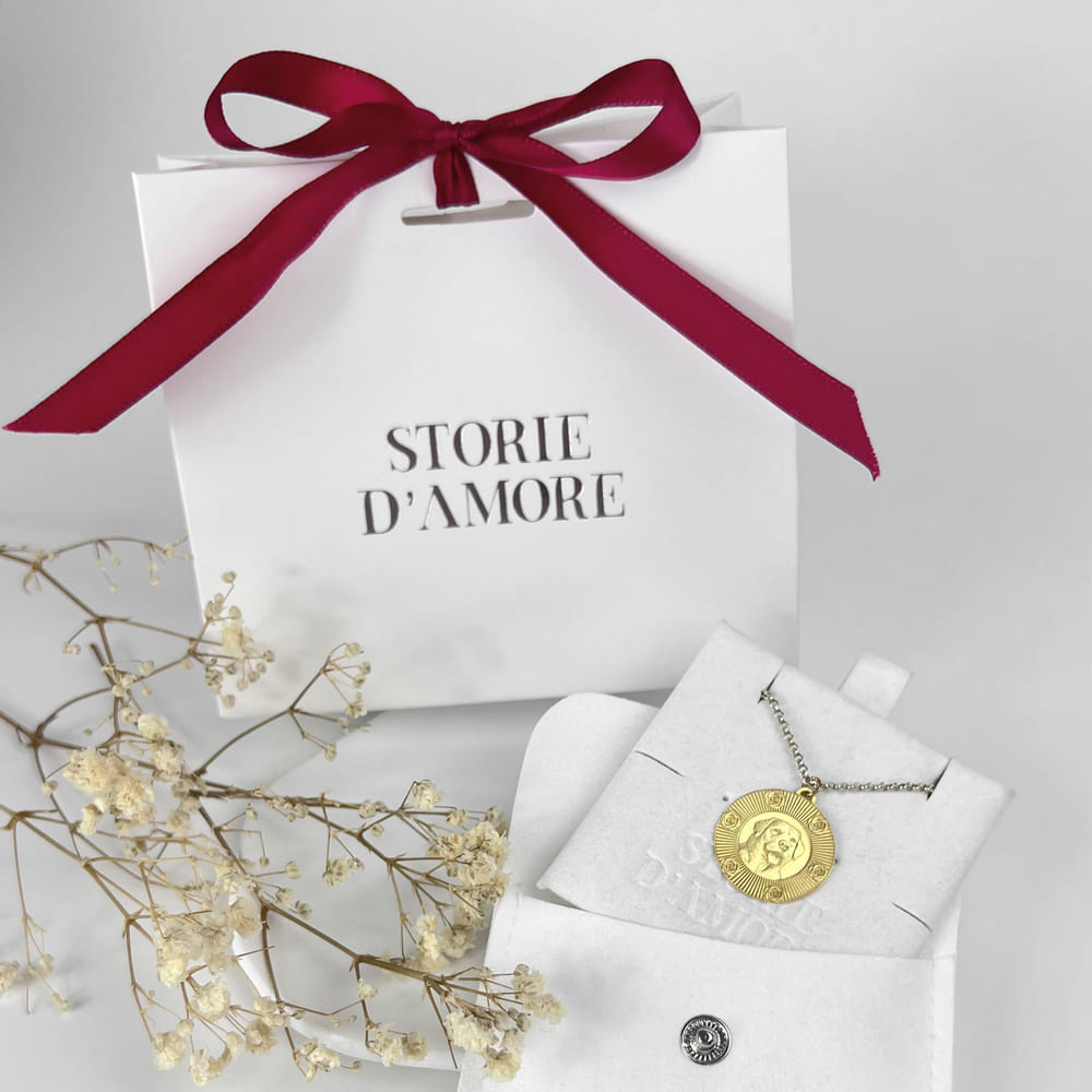 Runder Zier-Anhänger, 925 Silber