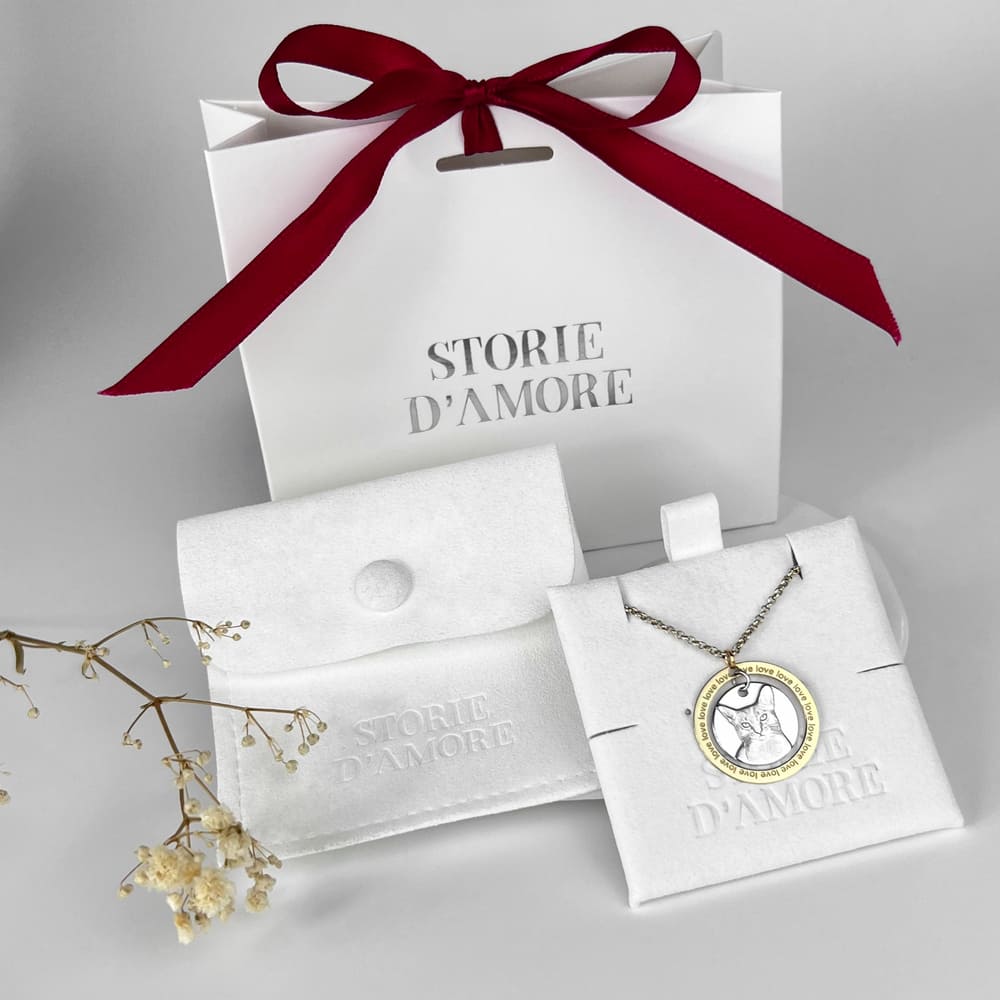 Runder Anhänger, 925 Silber