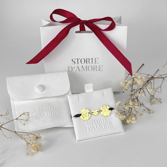 Armband mit zwei Charms, 925 Silber