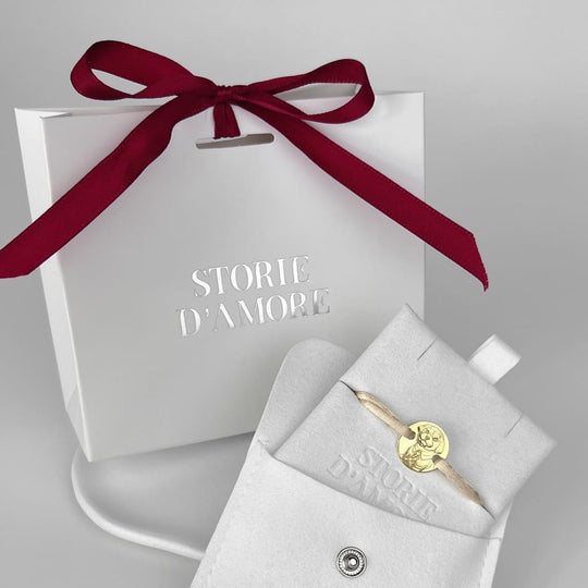 Klassisches Armband mit rundem Anhänger, 925 Silber