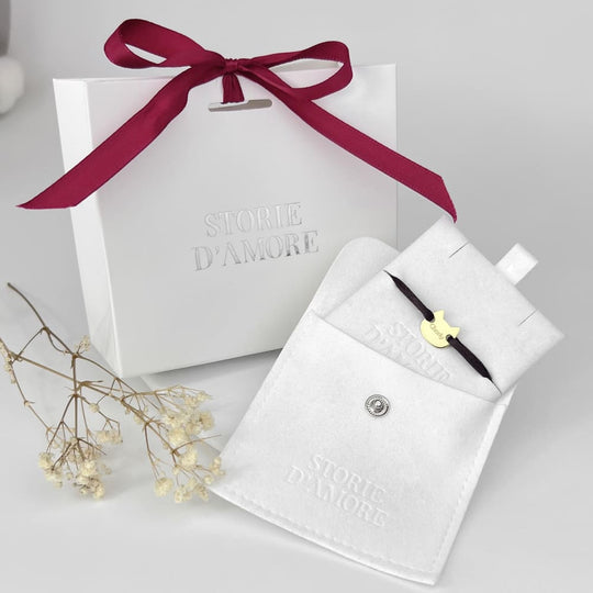 Armband in Katzen-Silhouette mit Wunschtext, 925 Silber