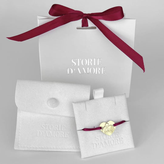 Herzarmband mit Porträt, 925 Silber