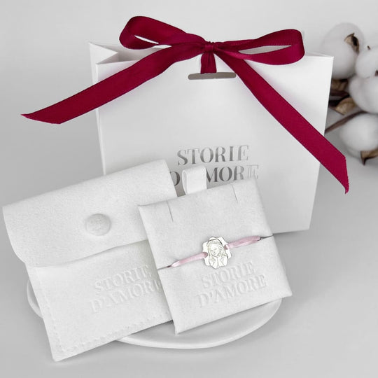 Armband mit 3D-Fotogravur, 925 Silber