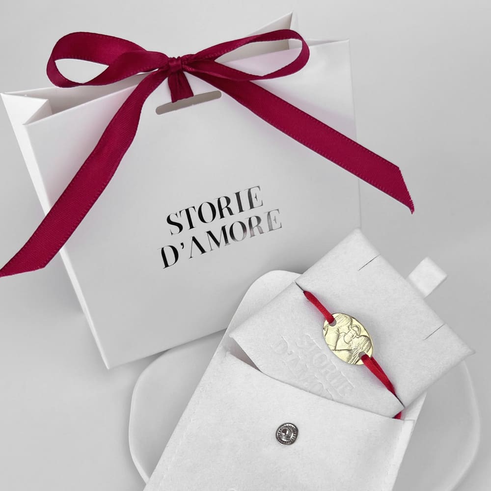 Armband mit großem ovalen Porträtanhänger, 925 Silber