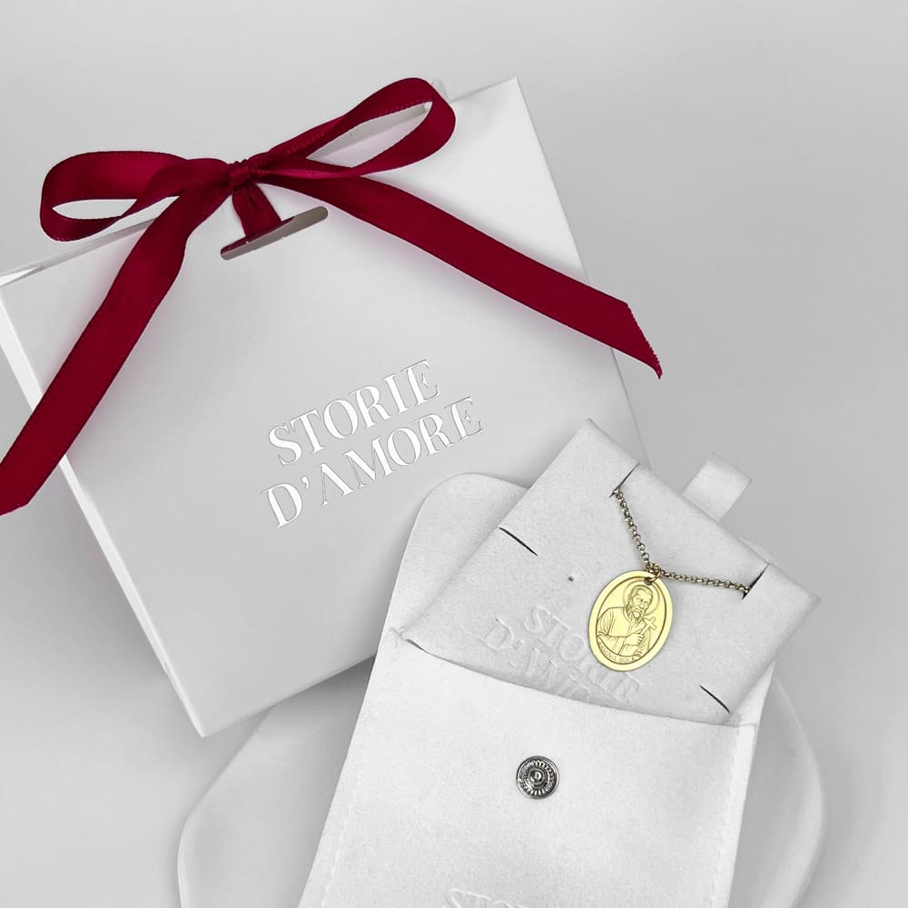 Ovaler Anhänger mit dem heiligen Arsenie Boca, 925 Silber