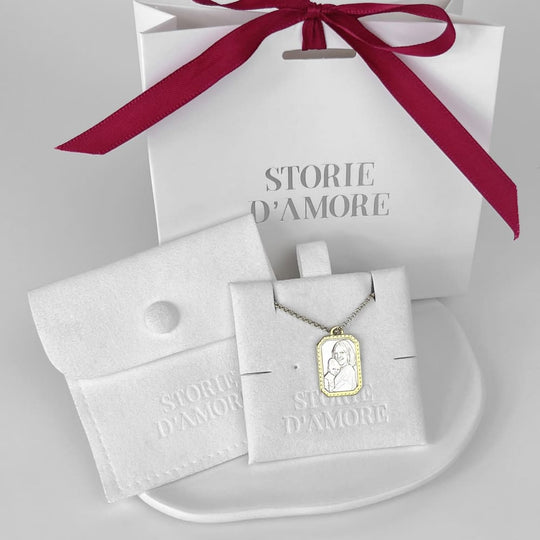 Anhänger mit Musterrahmen, 925 Silber