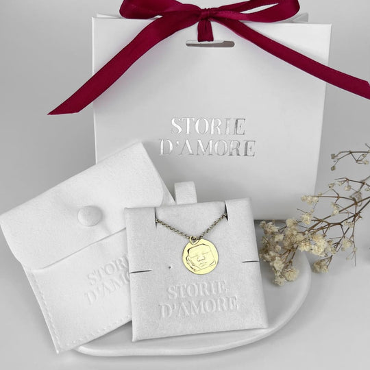 Runder Anhänger mit Baby-Ultraschallgravur, 925 Silber