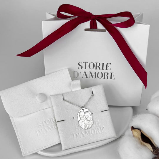 Anhänger in geschwungener Rechteckform, 925 Silber