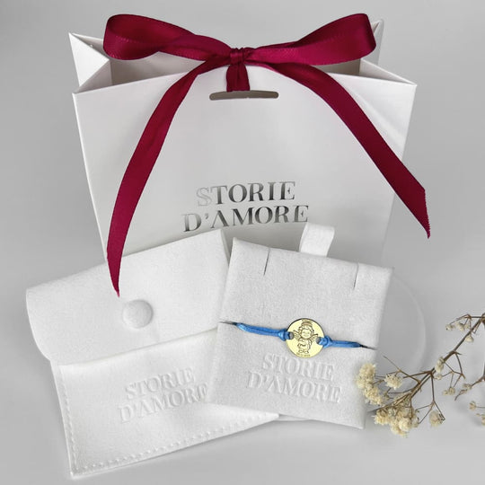 Armband „Kleiner Schutzengel“ für Jungen, 925 Silber