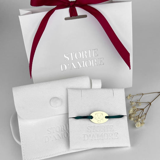 Oval Graviertes Armband, Sterlingsilber 925