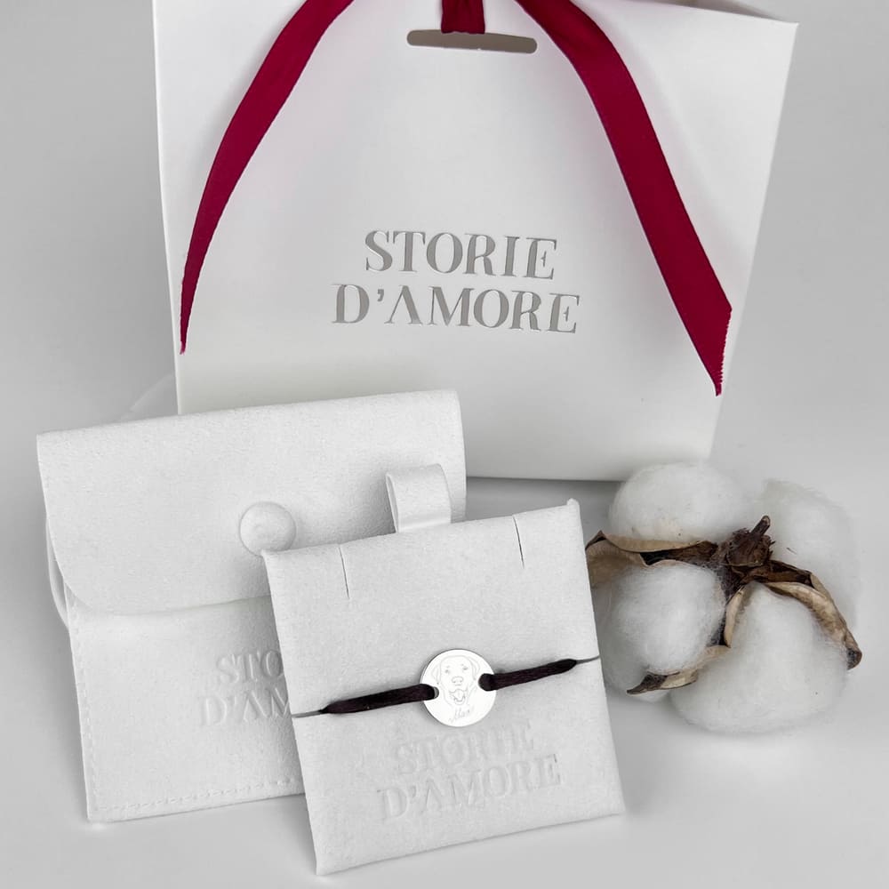 Rundes Anhänger-Armband, Sterlingsilber 925