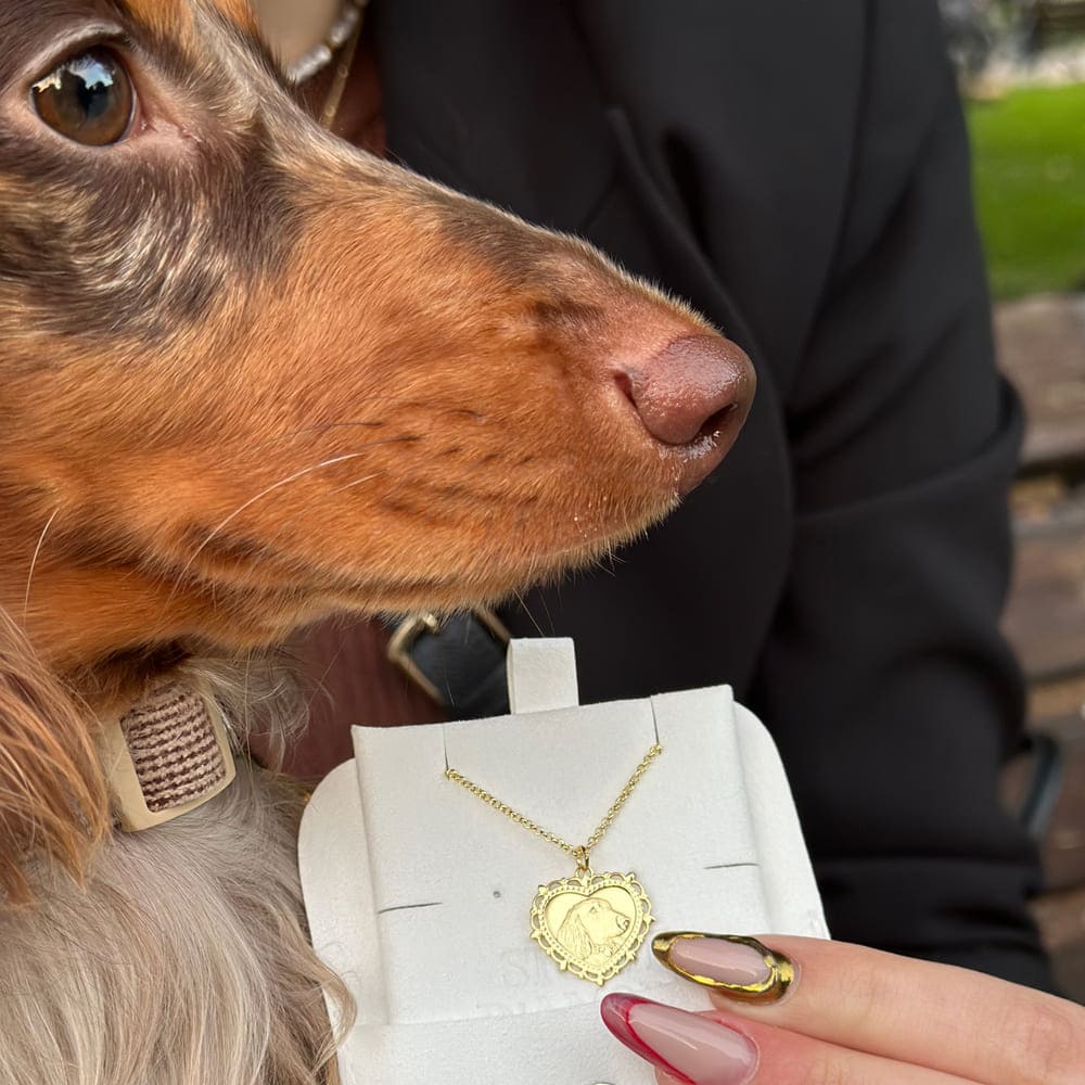 Filigree Heart Pendant, 925 Silver