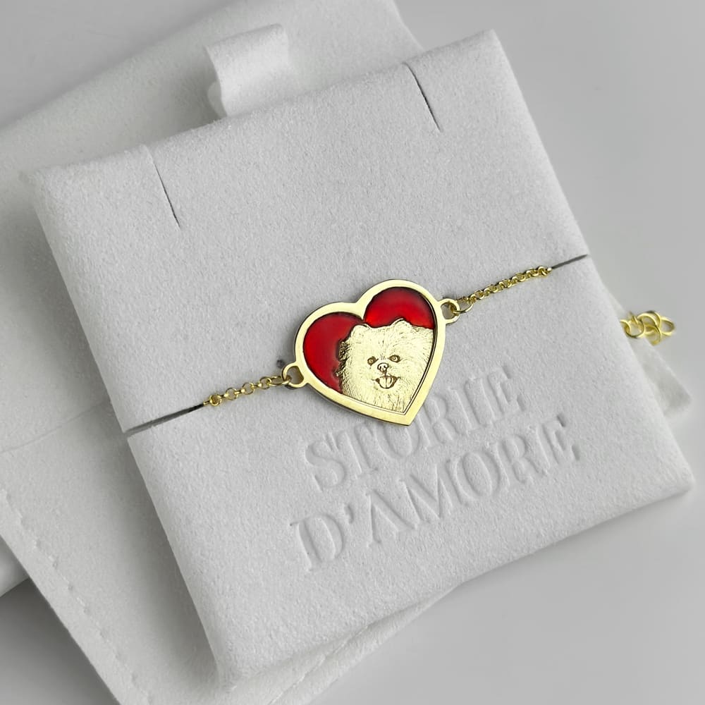 Armband mit drei Herzen, 925 Silber