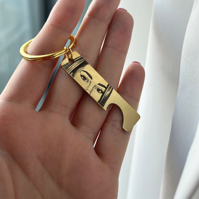 Keychain “Eyes - the Mirror of the Soul”