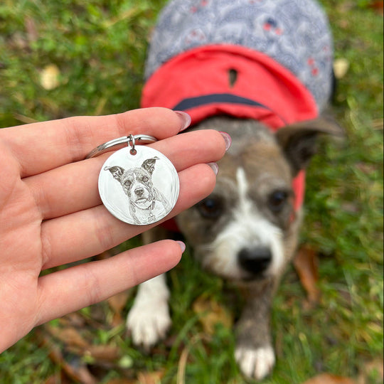 Breloc rotund, 30 mm