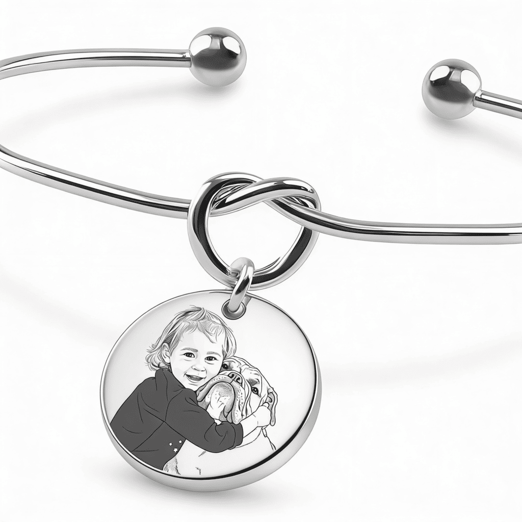 Brățară gravată pentru femei