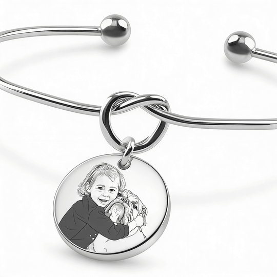 Brățară gravată pentru femei