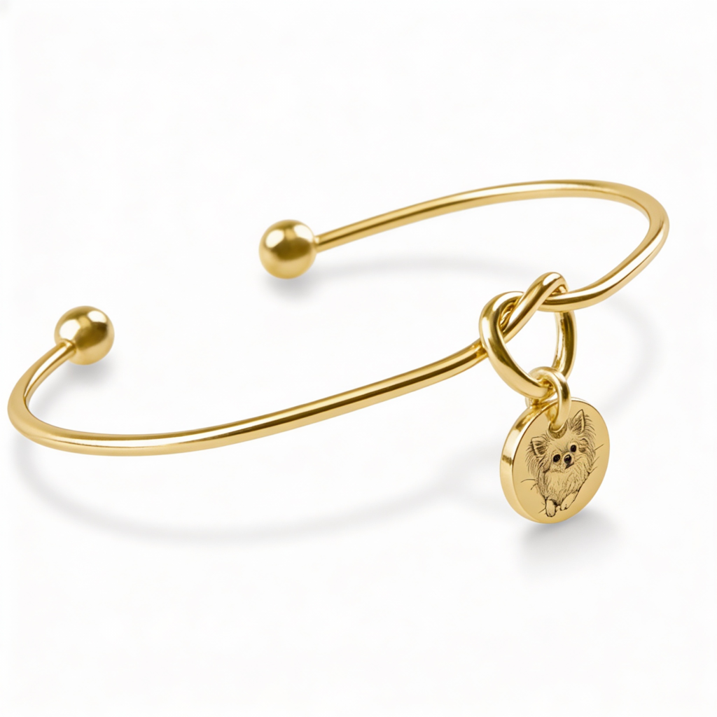 Brățară gravată pentru femei