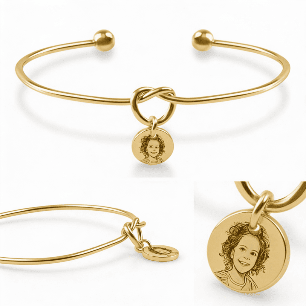 Brățară gravată pentru femei
