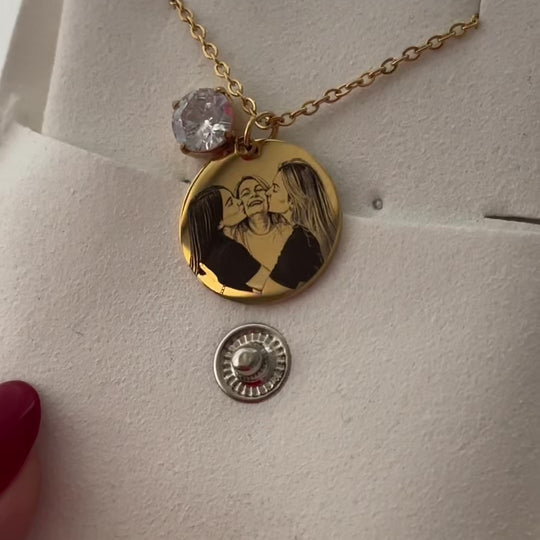 Classic Round Pendant, 20 mm