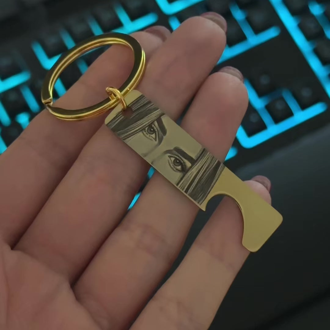 Keychain “Eyes - the Mirror of the Soul”