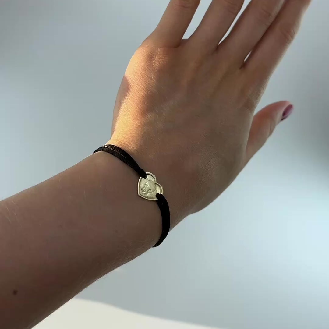 Hartarmband, 925 Zilver "My Little Love"