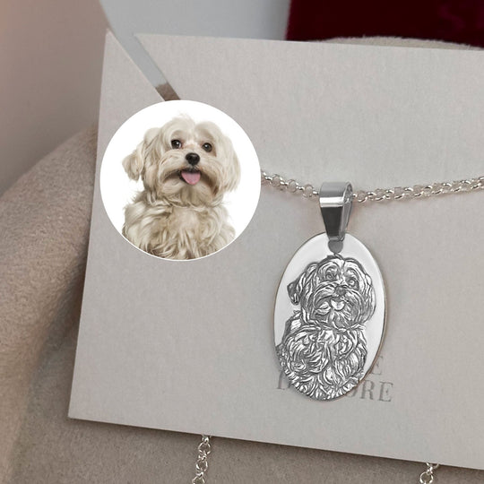 Oval Pendant, 925 Sterling Silver