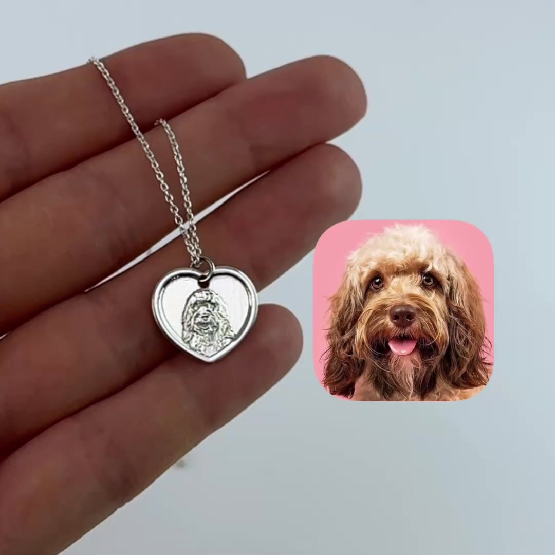 Heart Pendant, 925 Silver