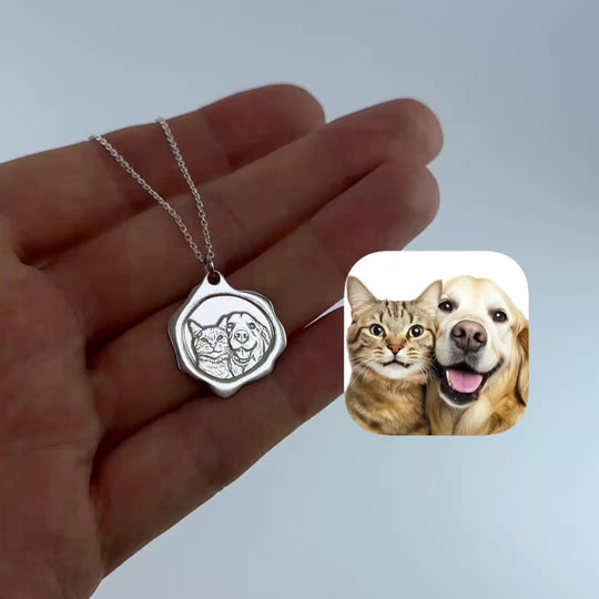 Zeehond Hanger, 925 Zilver "Samen Voor Altijd"